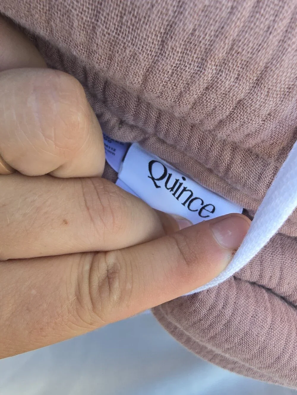 NWT Quince Twin Airy Gauze Dream Quilt Set 1 Sham Fig Organic Cotton